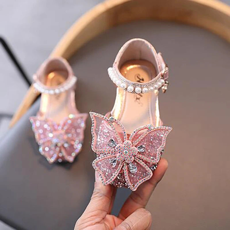 TwinkleToes – Rhinestone Princess Summer Sandals