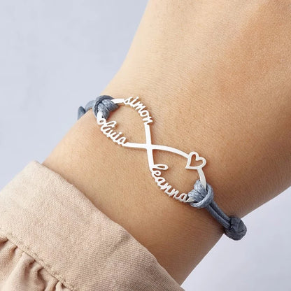 Lumora - Personalized Infinity Name Bracelet