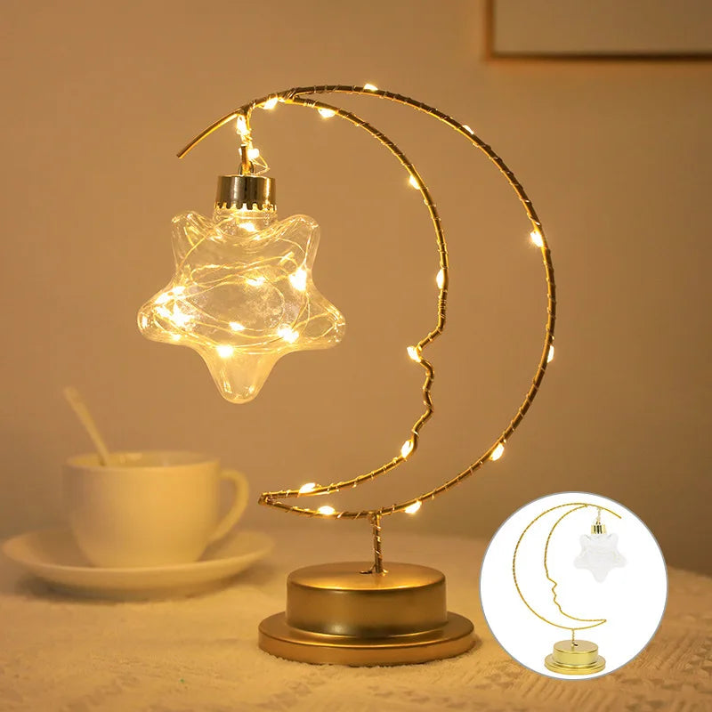 Celestial Glow Moon Lamp – Enchant Your Space with Starlit Elegance