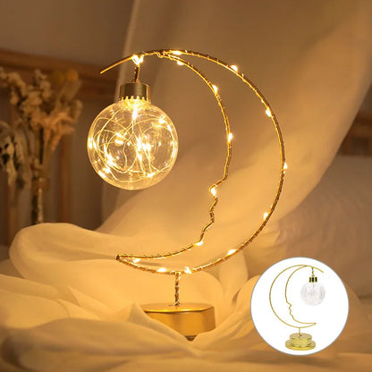 Celestial Glow Moon Lamp – Enchant Your Space with Starlit Elegance