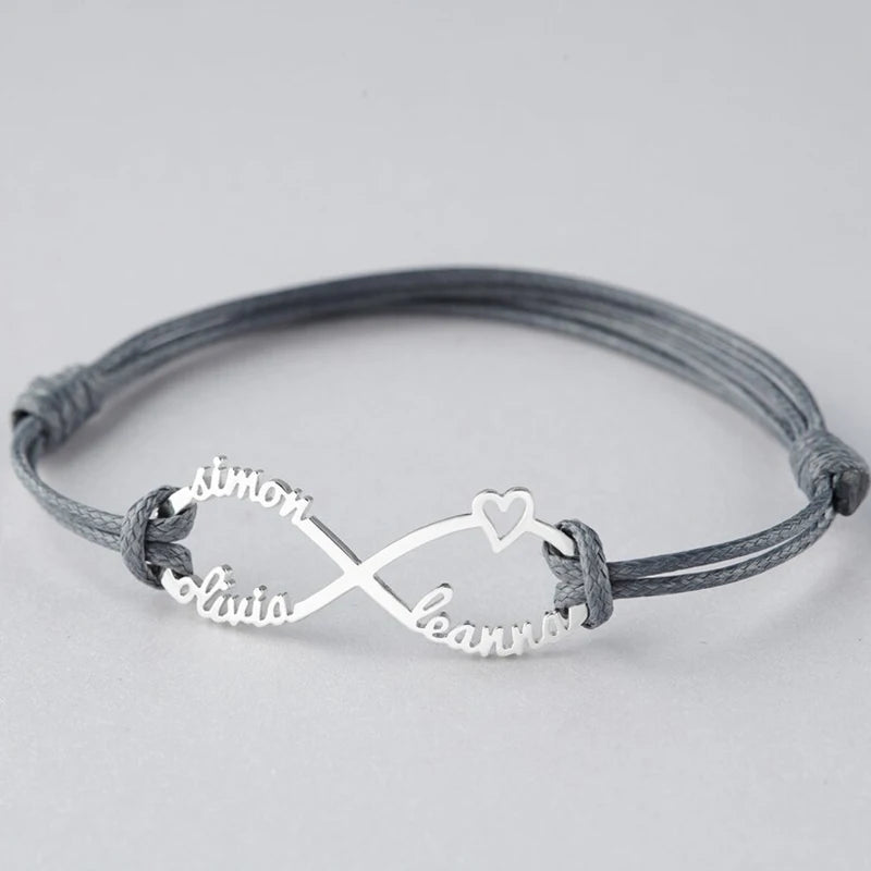 Lumora - Personalized Infinity Name Bracelet