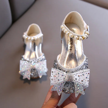 TwinkleToes – Rhinestone Princess Summer Sandals