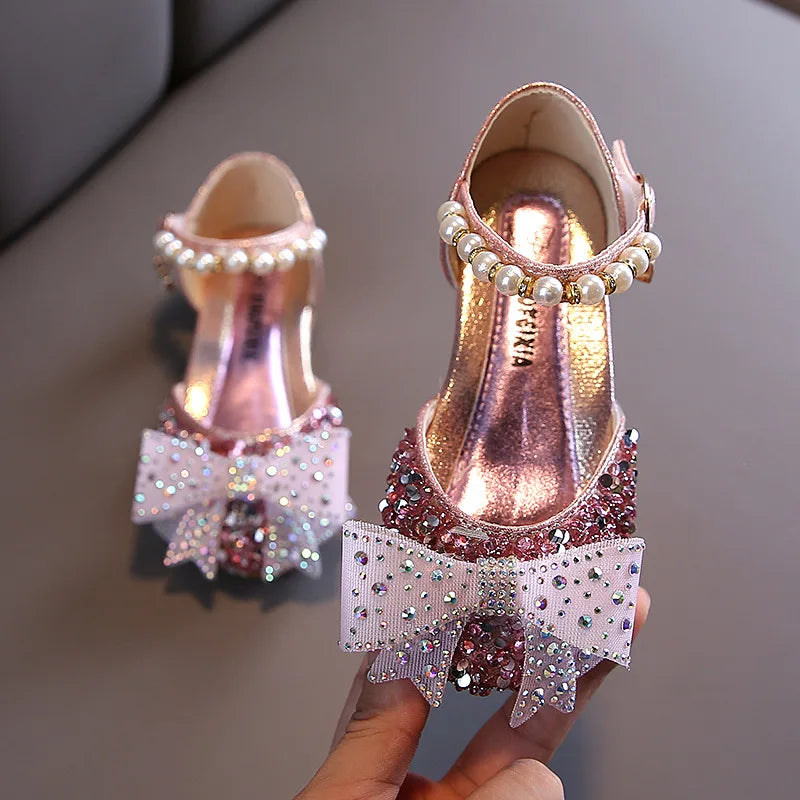 TwinkleToes – Rhinestone Princess Summer Sandals