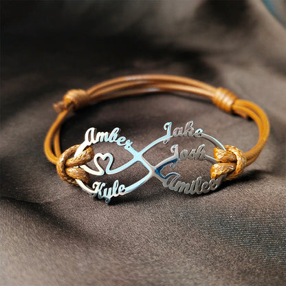 Lumora - Personalized Infinity Name Bracelet