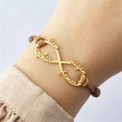 Lumora - Personalized Infinity Name Bracelet